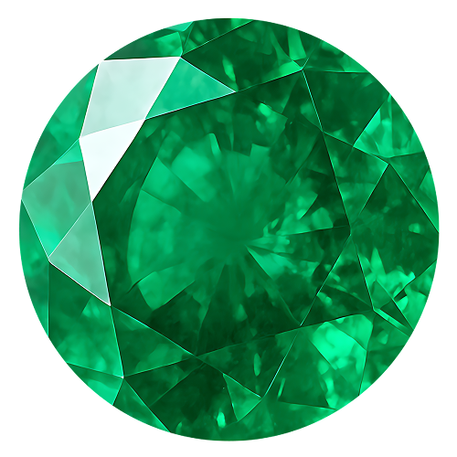 Pierre Principale: Emeraude de synthèse